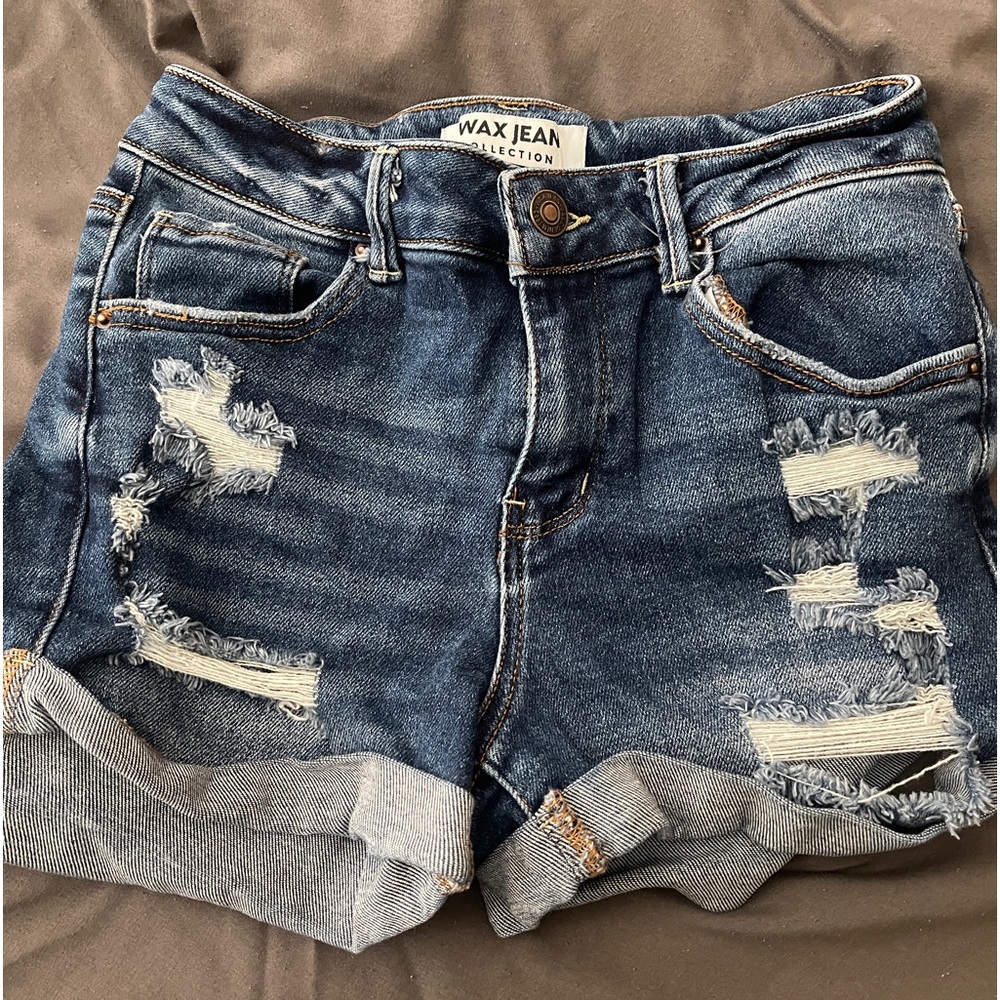 Denim shorts